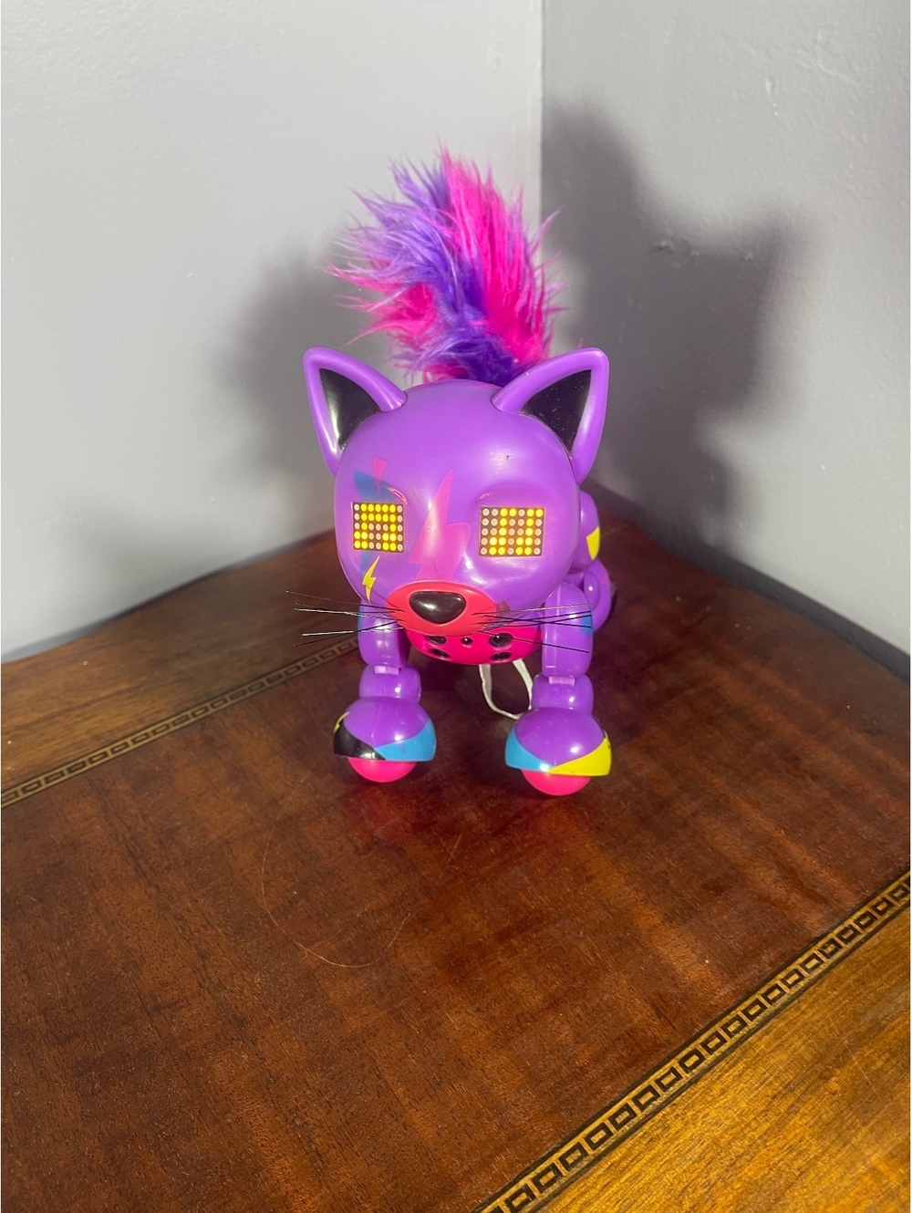 Spin Master Zoomer Meowzies Interactive Purple & Pink Cat Kitten 2016